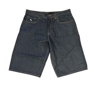 ROCAWEAR Men’s Denim Black Shorts Sz W36